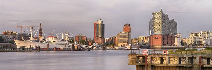 Harbour panorama - Beautiful Hamburg by Rolf Schnepp