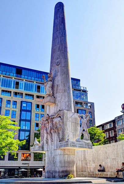 Le Monument national sur la place du Dam par Hendrik-Jan Kornelis