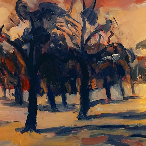 Obstbäume im Herbst von Nop Briex