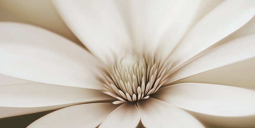 Blume in Taupe von Imagine