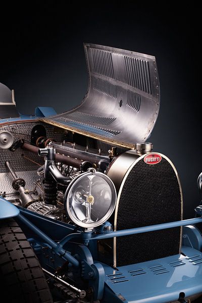 Bugatti Type 35 B Supercharged 1927 2.3 liter 8-cilinder engine by Thomas Boudewijn