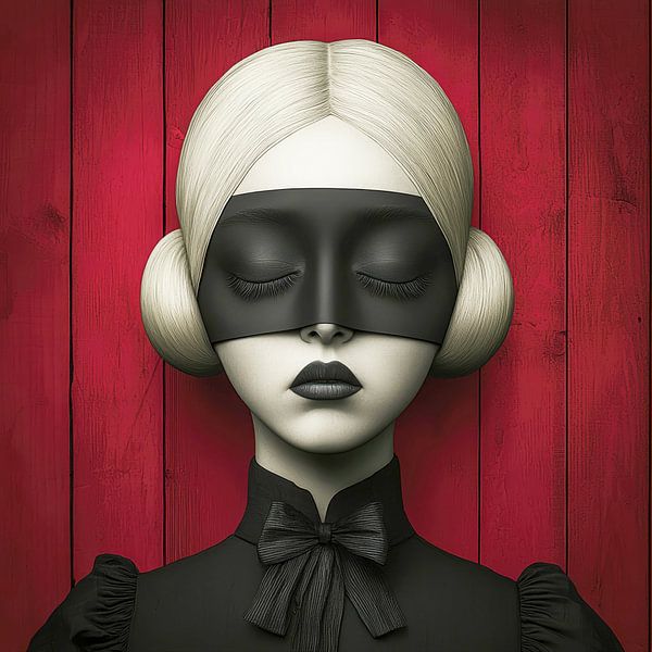 Die Maske der Stille von Klaus Tesching - Art-AI