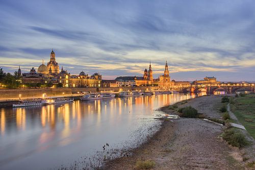 Dresden in the evening by Michael Valjak