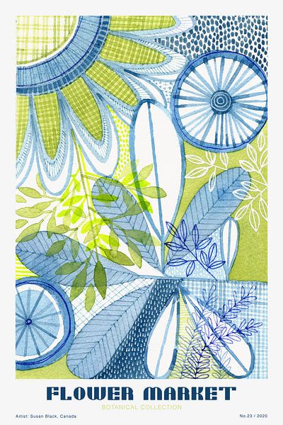 Flower Market No. 23 von Susan Black by The Artcircle