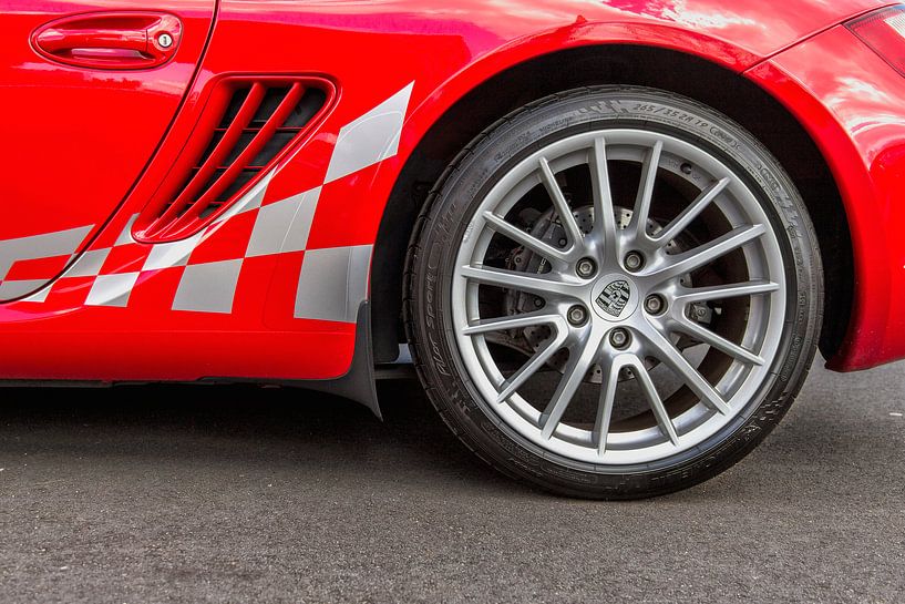 Porsche Boxster in Rot von Jan van den Broek 2BHAPPY4EVER