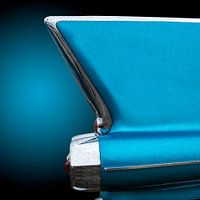 Achterlicht van een amerikaanse retro auto uit de jaren vijftig