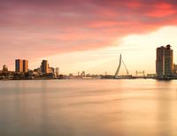 Long exposure zonsopkomst Rotterdam