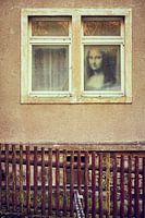 La Joconde derrière la clôture du jardin