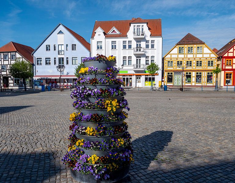 Straße in der Altstadt der Hansestadt Rostock in Deutschland von Animaflora PicsStock