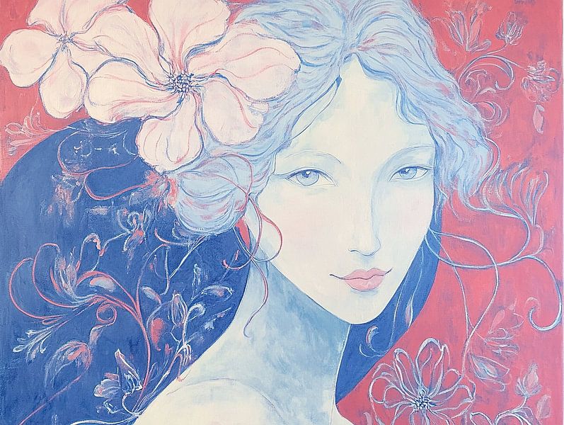 Femme fleur par Zen et Plus