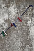 Gekleurde wasknijpers Burgau Algarve.