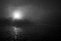 Nebel entlang der Maas