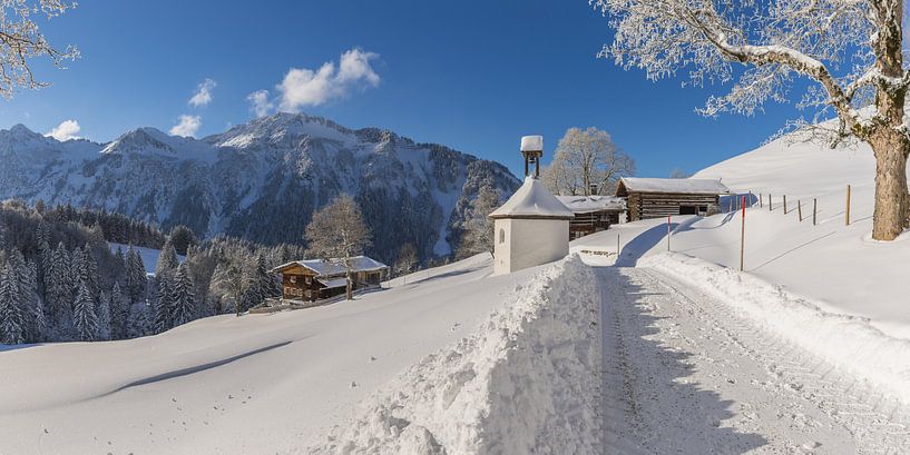 Gerstruben in winter by Walter G. Allgöwer