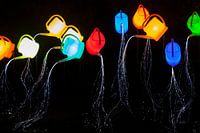 Lichtkunstwerk 'Guardian Angels' während GLOW Eindhoven