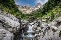 Wasserfall im Pineta-Tal
