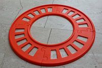 Spielzeug-Eisenbahnstrecke ohne Zug