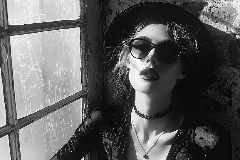 Frau mit Sonnenbrille von Dunto Venaar