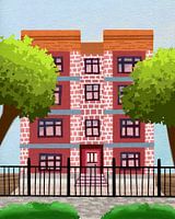 Cute Apartment Building