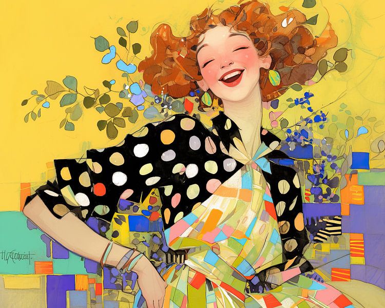 Portrait de femme par Peintures accrocheuses