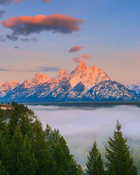 Lever de soleil au sommet de la rivière Snake par Henk Meijer Photography