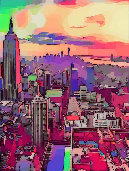 Manhattan New York City von The Art Kroep