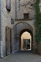Mittelalterliche Straße France Venasque