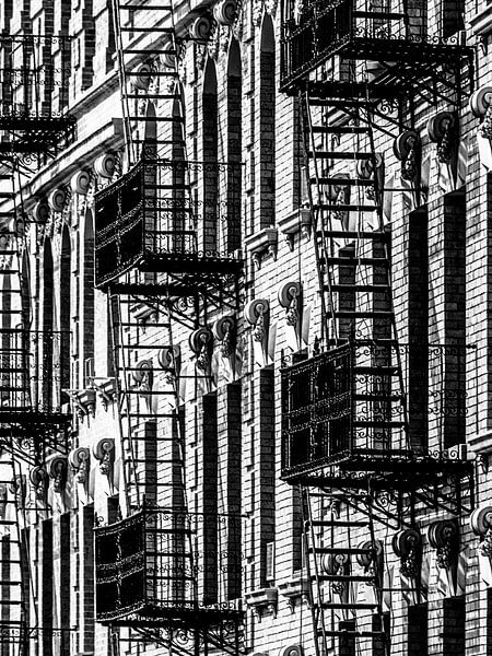 Notfalltreppe New York von Govart (Govert van der Heijden)