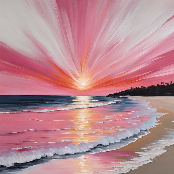 Peinture aromatique rose par ComfortQ