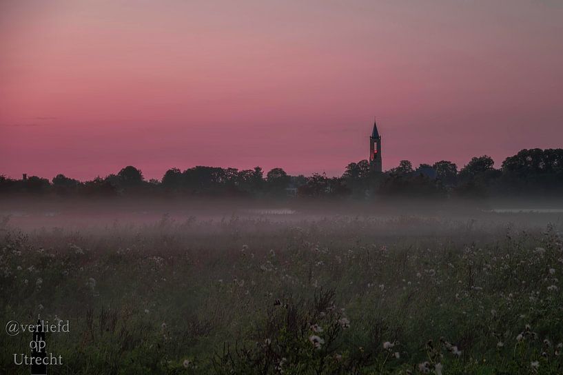 Nebel am Abend von Verliefd op Utrecht