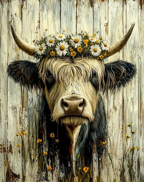 Kuh-Poesie - Natur in sanften Tönen von Klaus Tesching - Art-AI