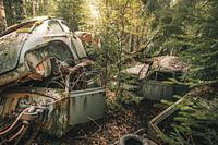 The abandoned car graveyard in Sweden