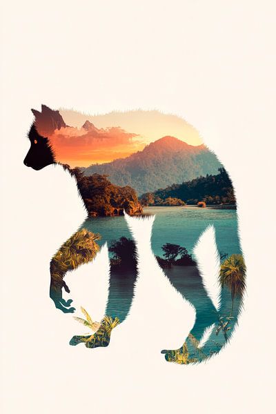 Natur im Tier von Poster Art Shop