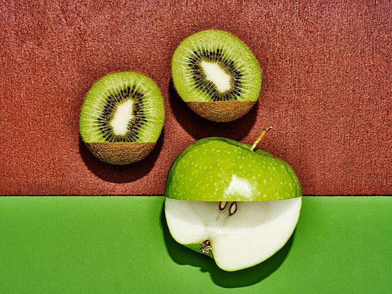 Happy Fruit Pomme Kiwi par Martijn Hoogendoorn