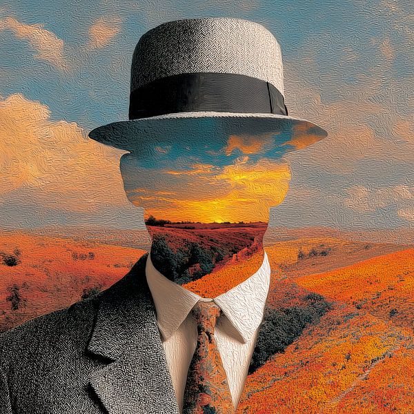 Hommage an René Magritte von Harry Hadders Design