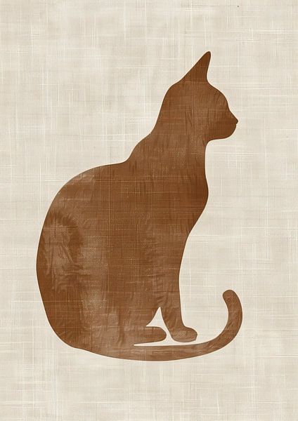 Katten Schilderij van Modern Collection