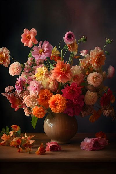 Bunte Blumen von Artsy