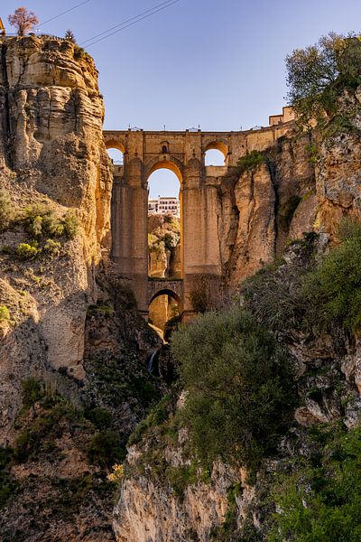 The bridge &#039;Puente Nuevo&#039; in Ronda, Spain by Dafne Vos
