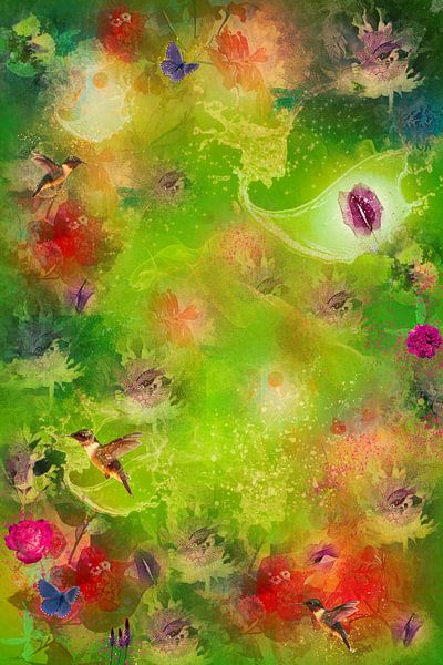 Flower infusion .  Abstract still life with flowers by Saskia Dingemans Awarded Photographer