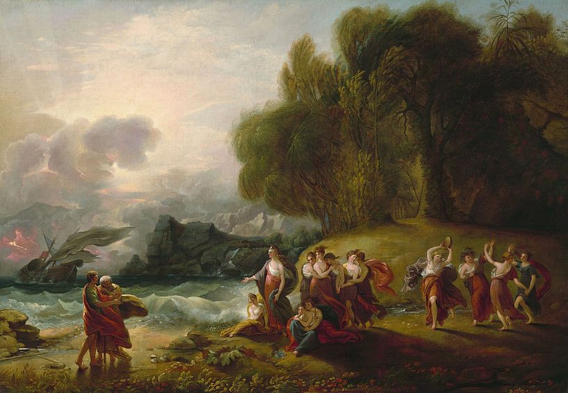 Benjamin West,Telemachus und Calypso von finemasterpiece
