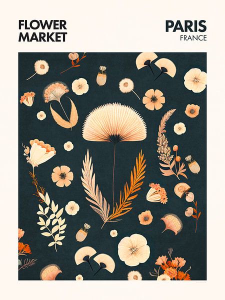 Flower Market - Paris von Emel Tunaboylu by The Artcircle