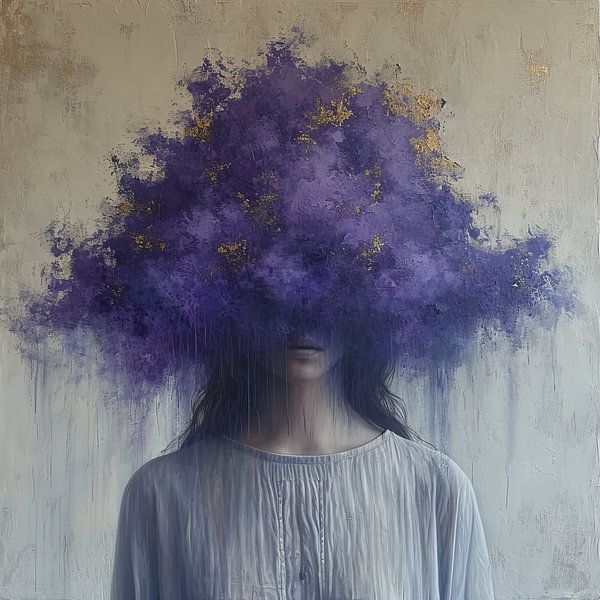 Purple Aura Whisper by Art Whims