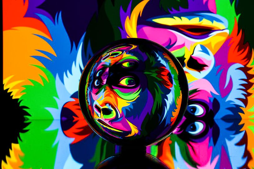 Lensball Fantasy Gorilla 001 par De FotoBakker