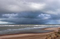 Showers over the north sea