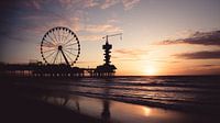 The Scheveningen Pier at sunset