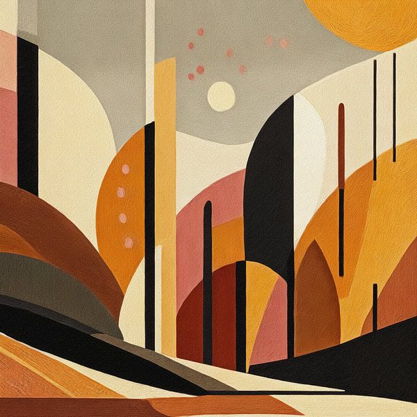 Geometrische Utopie von Moonheart Artworks