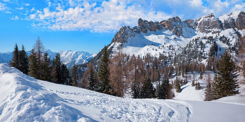 Paysage d'hiver Montagnes Rofan Tyrol par SusaZoom