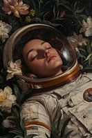 Schlafender Astronaut