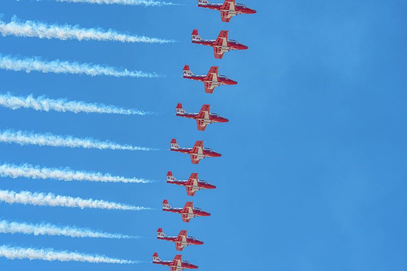 Snowbirds der kanadischen Streitkräfte. von Jaap van den Berg