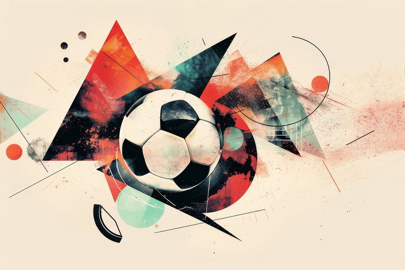Fußball von Poster Art Shop