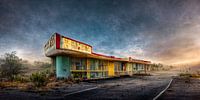 Verlassenes Motel aus den fünfziger Jahren an der Route 66